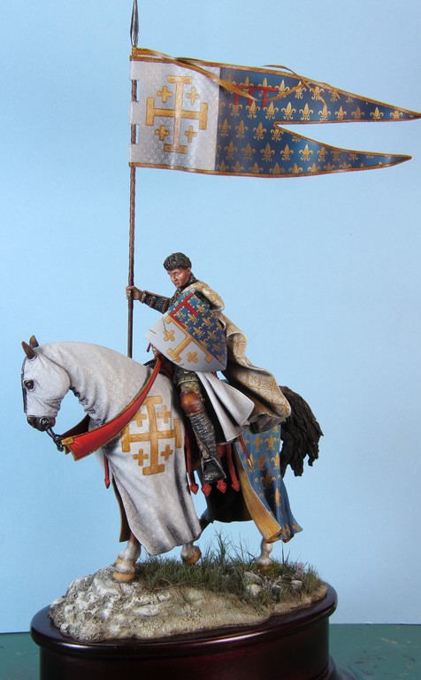 Figurines SOLDIERS 54 Mm – Roi Henri V Et Porte-étendard Azincourt 1415, Kit Non Assemblé